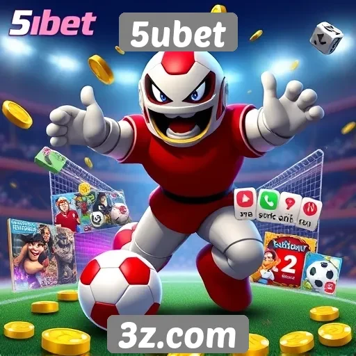 Variedade de jogos disponíveis na 5ubet